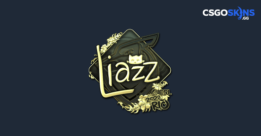 Sticker | Liazz (Gold) | Rio 2022 - CSGOSKINS.GG