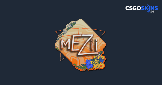 Sticker | mezii | Rio 2022 - CSGOSKINS.GG