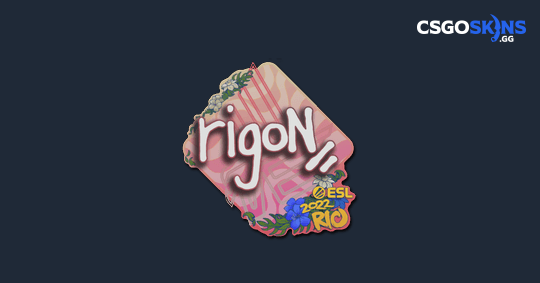 Sticker | rigoN | Rio 2022 - CSGOSKINS.GG