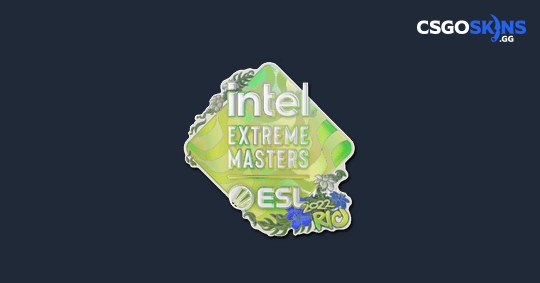 Sticker | IEM (Holo) | Rio 2022 - CSGOSKINS.GG