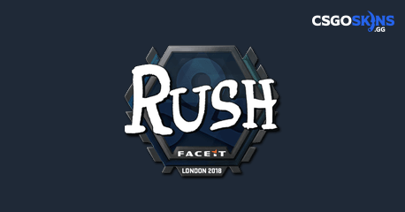 Sticker | RUSH | London 2018 - CSGOSKINS.GG