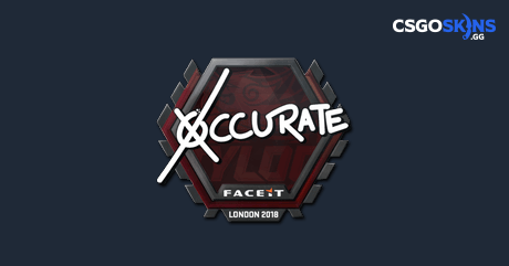 Sticker | xccurate | London 2018 - CSGOSKINS.GG