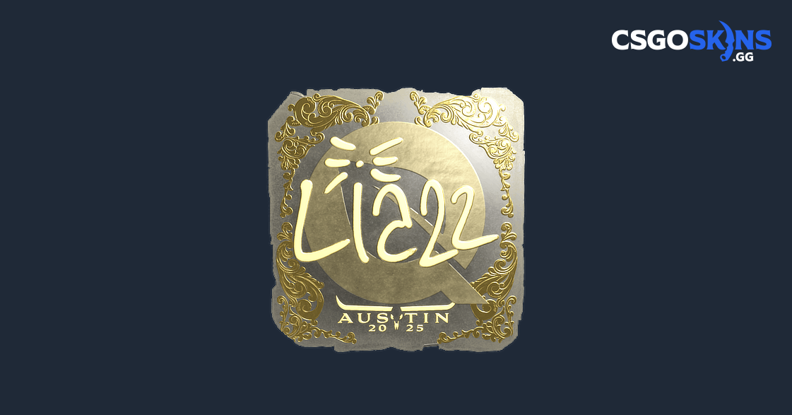 Sticker | Liazz (Gold) | Austin 2025 - CSGOSKINS.GG