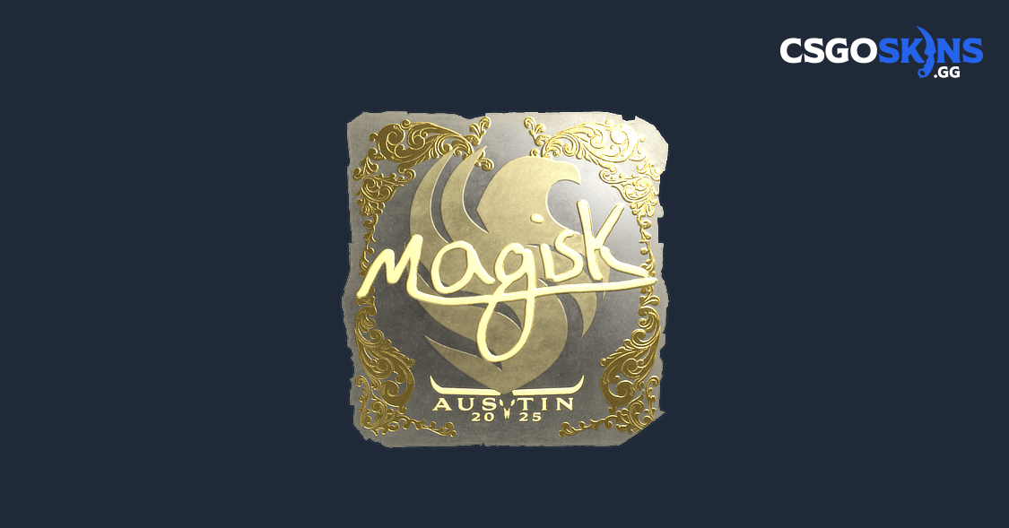 Sticker | Magisk (Gold) | Austin 2025 - CSGOSKINS.GG