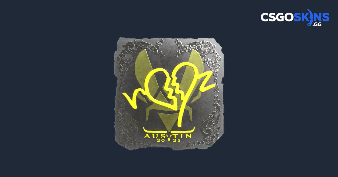 Sticker | ropz (Foil) | Austin 2025 - CSGOSKINS.GG