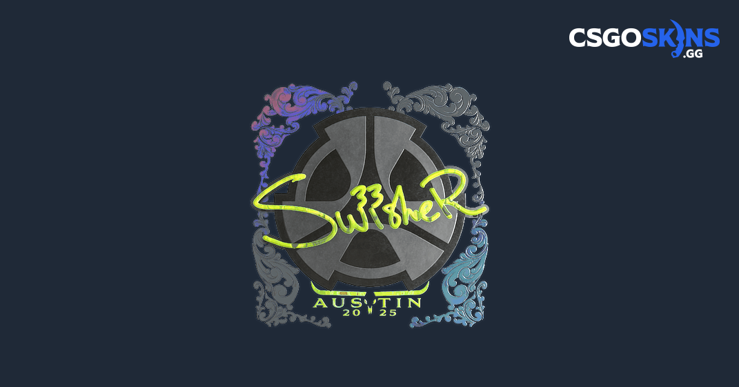 Sticker | Swisher (Holo) | Austin 2025 - CSGOSKINS.GG