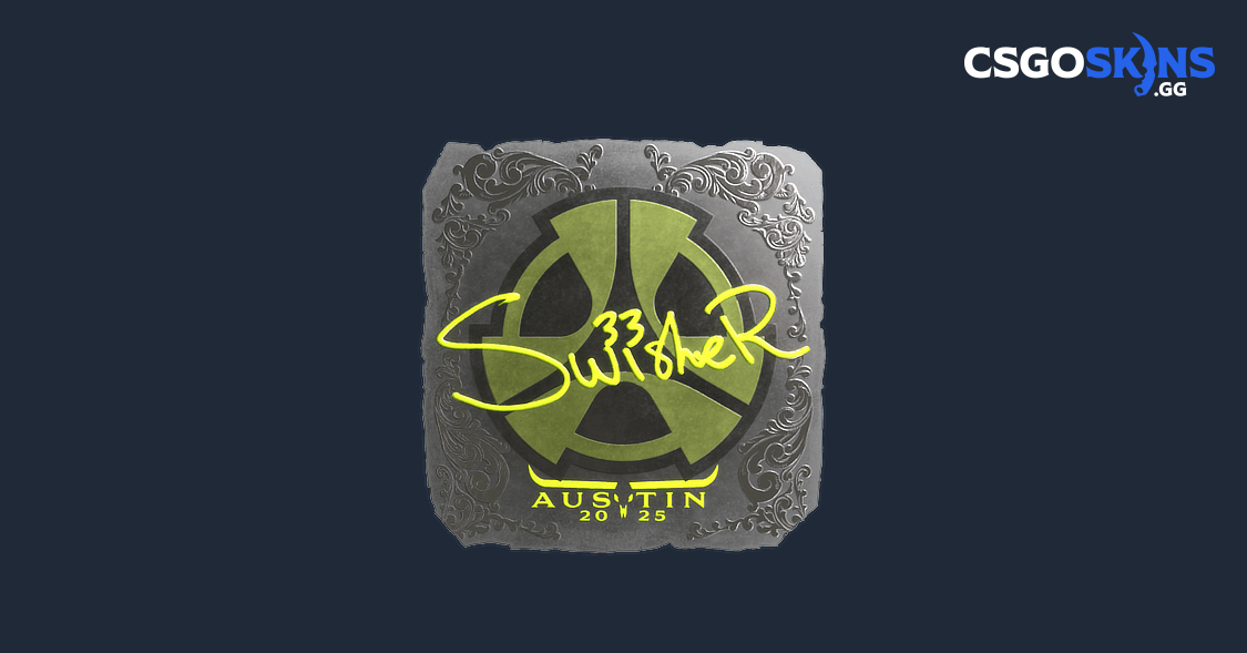 Sticker | Swisher (Foil) | Austin 2025 - CSGOSKINS.GG