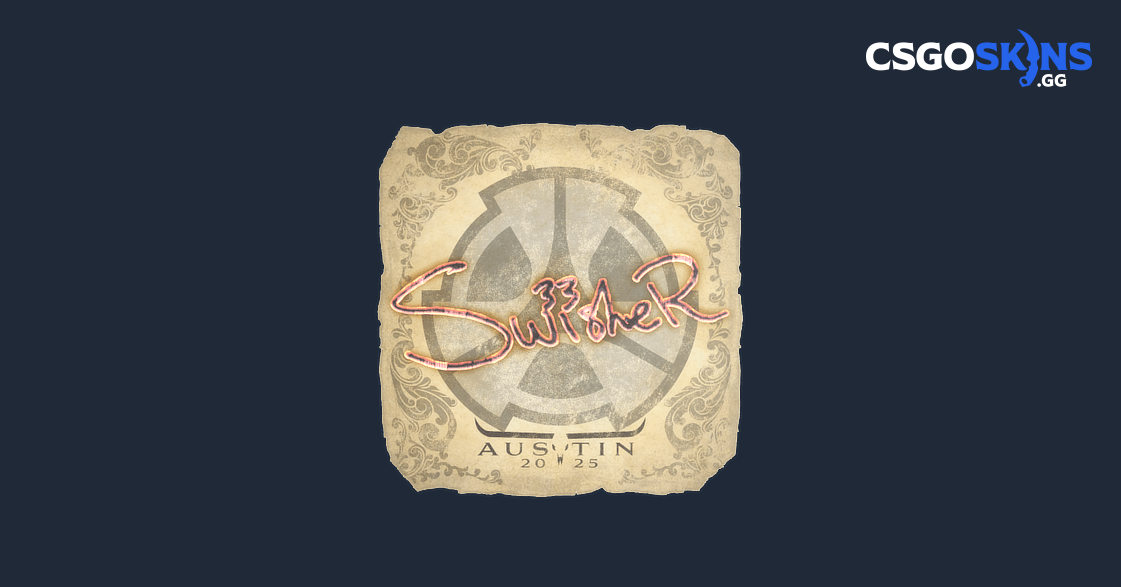 Sticker | Swisher | Austin 2025 - CSGOSKINS.GG