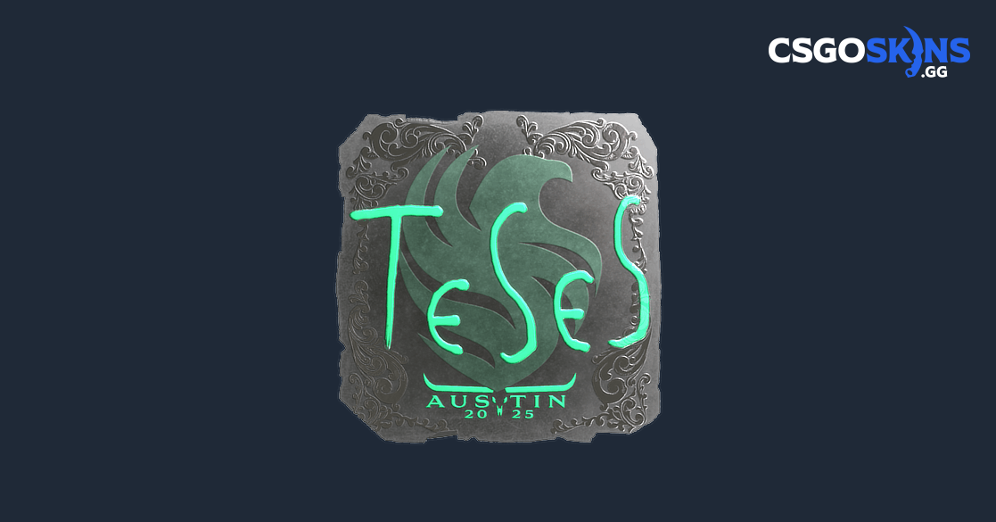 Sticker | TeSeS (Foil) | Austin 2025 - CSGOSKINS.GG