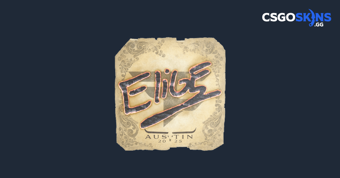Sticker | EliGE | Austin 2025 - CSGOSKINS.GG
