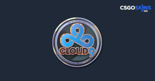 Sticker | Cloud9 (Holo) | Cologne 2014 - CSGOSKINS.GG