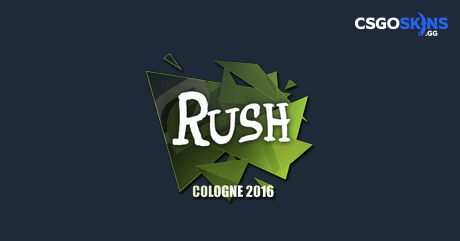 Sticker | RUSH | Cologne 2016 - CSGOSKINS.GG
