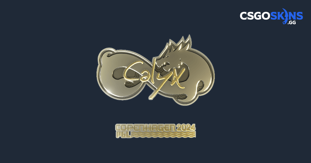 Sticker | Calyx (Gold) | Copenhagen 2024 - CSGOSKINS.GG