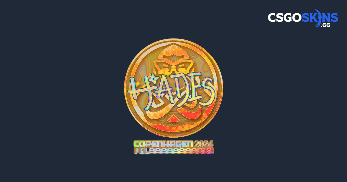 Sticker | hades (Holo) | Copenhagen 2024 - CSGOSKINS.GG