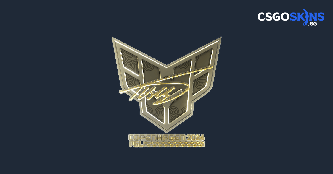Sticker | TeSeS (Gold) | Copenhagen 2024 - CSGOSKINS.GG