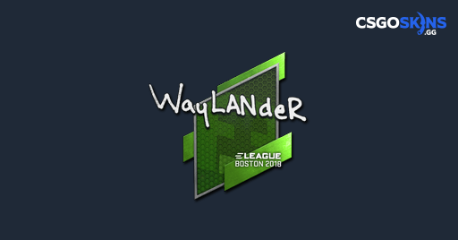Sticker | wayLander | Boston 2018 - CSGOSKINS.GG