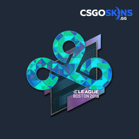 Sticker | Cloud9 (Holo) | Boston 2018 - CSGOSKINS.GG