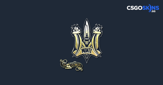 Sticker | Monte (Gold) | Paris 2023 - CSGOSKINS.GG