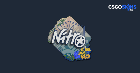 Sticker | nitr0 | Rio 2022 - CSGOSKINS.GG