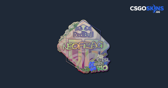 Sticker | NEOFRAG (Holo) | Rio 2022 - CSGOSKINS.GG