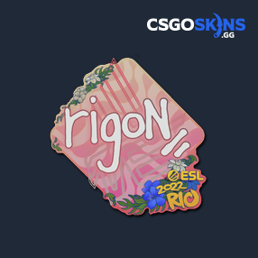 Sticker | rigoN | Rio 2022 - CSGOSKINS.GG