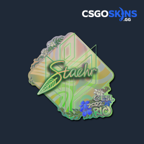 Sticker | Staehr (Holo) | Rio 2022 - CSGOSKINS.GG