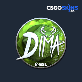 Sticker | Dima (Foil) | Katowice 2019 - CSGOSKINS.GG