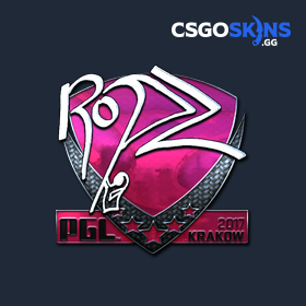Sticker | ropz (Foil) | Krakow 2017 - CSGOSKINS.GG