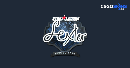 Sticker | dexter (Foil) | Berlin 2019 - CSGOSKINS.GG